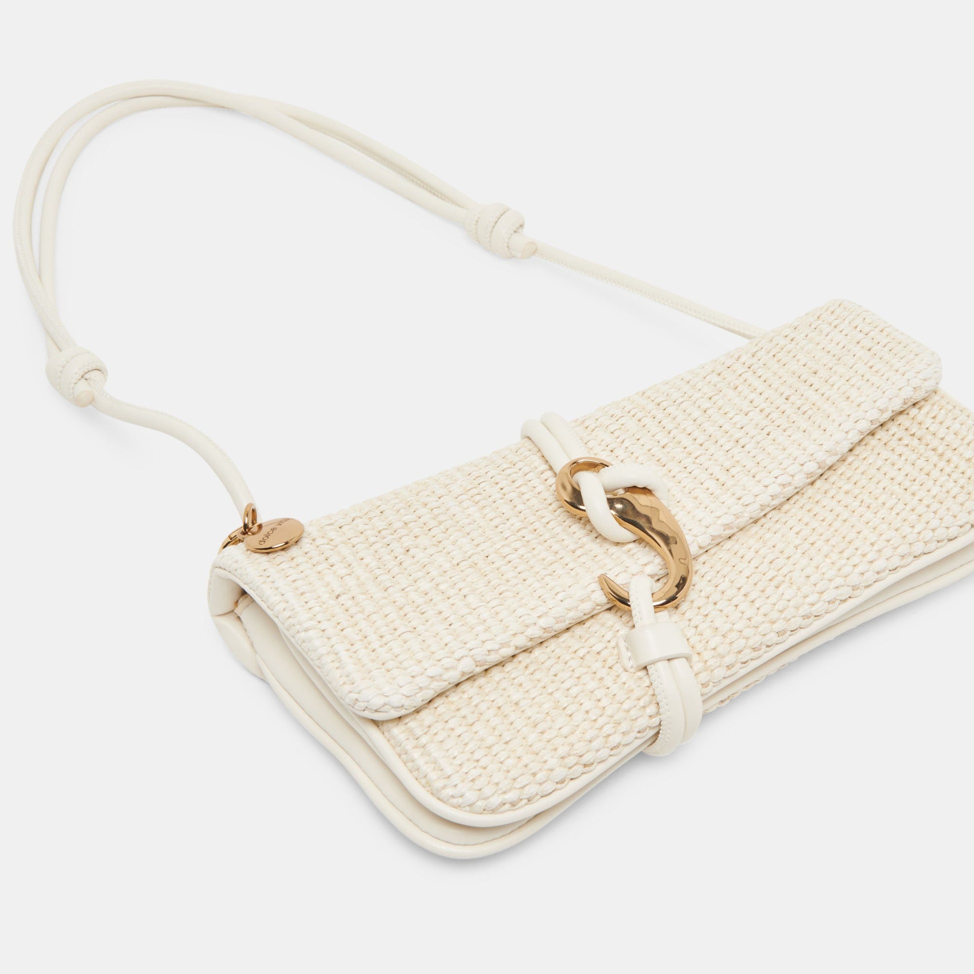Dolce Vita Alice Natural Raffia Shoulder Bag