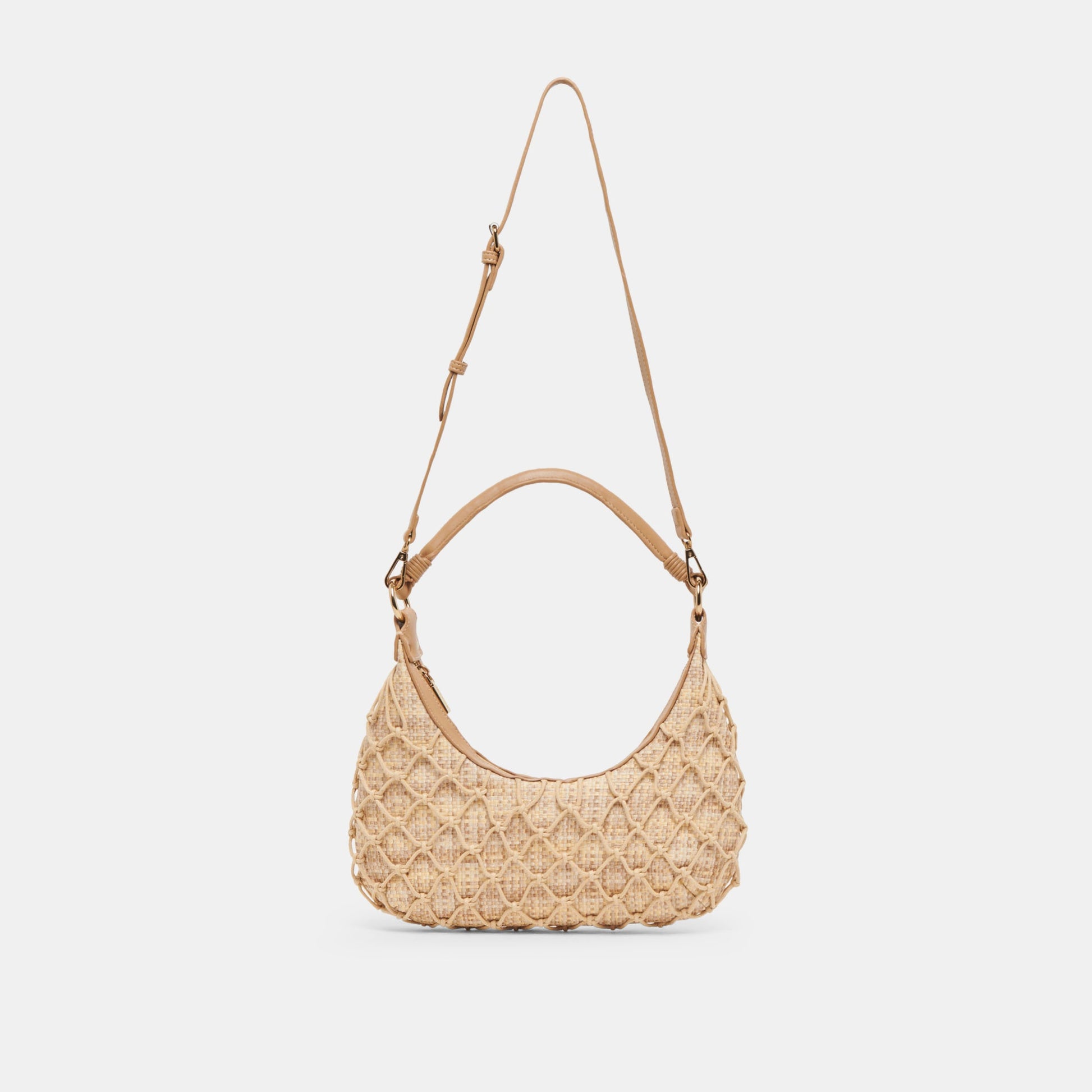 Dolce Vita POSITANO SHOULDER BAG NATURAL RAFFIA