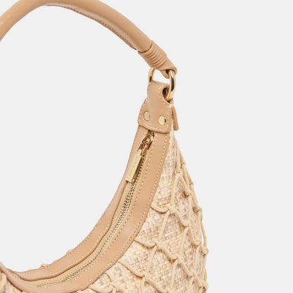 Dolce Vita POSITANO SHOULDER BAG NATURAL RAFFIA