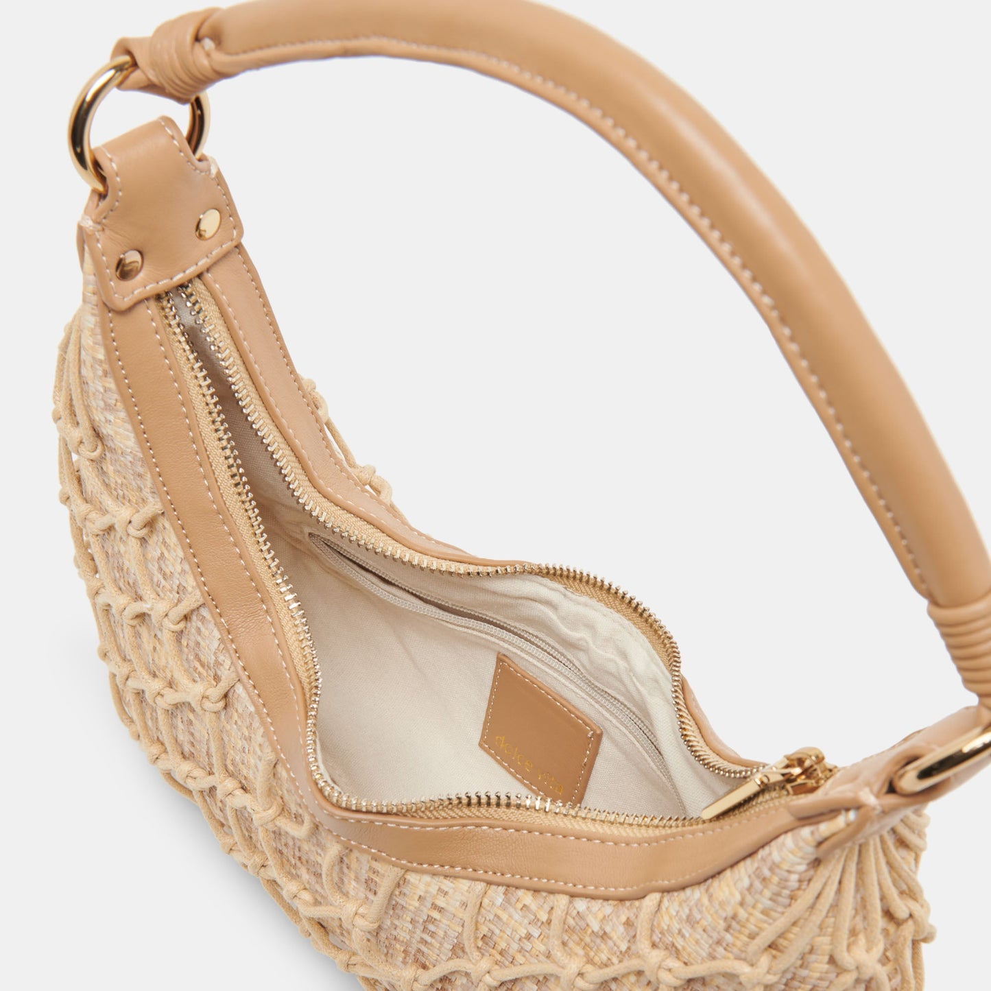 Dolce Vita POSITANO SHOULDER BAG NATURAL RAFFIA