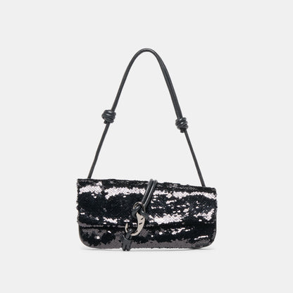 Dolce Vita Alice Black Sequin Shoulder Bag