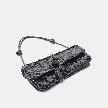 Dolce Vita Alice Black Sequin Shoulder Bag