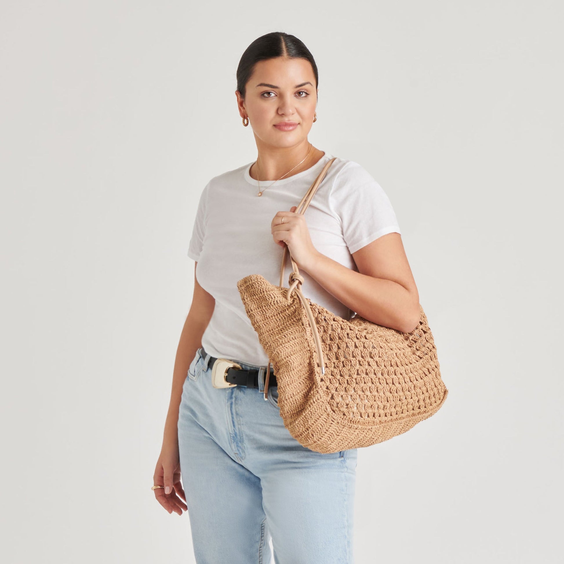 Dolce Vita Ravello Natural Raffia Tote