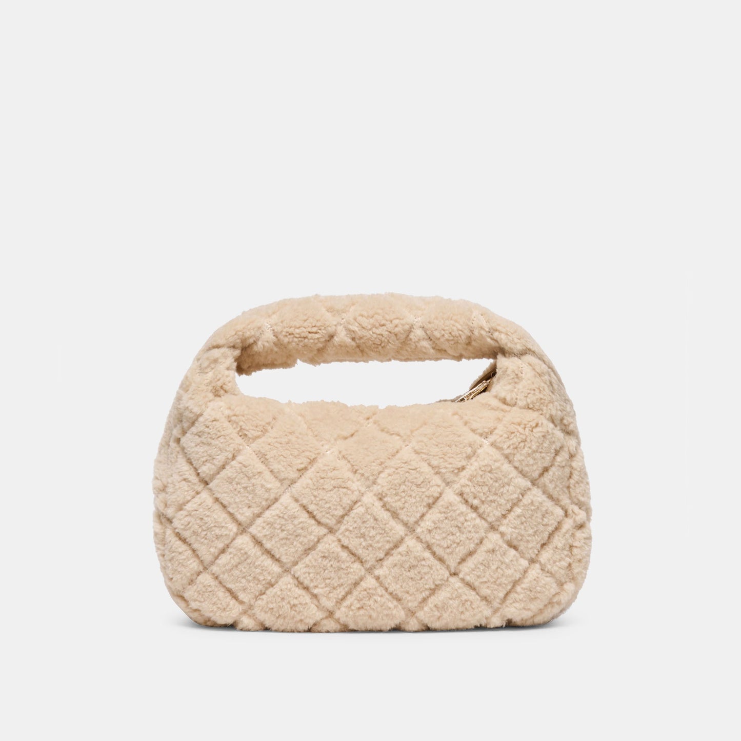 Dolce Vita Frankie Natural Plush Handbag