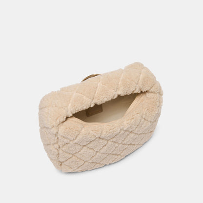 Dolce Vita Frankie Natural Plush Handbag