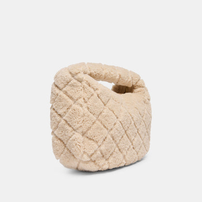 Dolce Vita Frankie Natural Plush Handbag