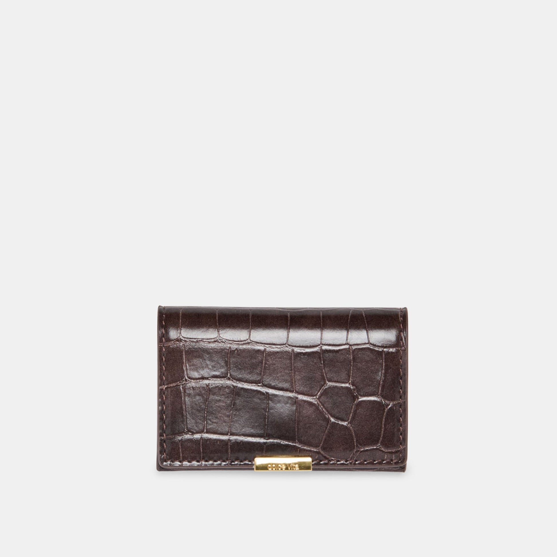 Dolce Vita Mini-Me Brown Croco Stella Wallet