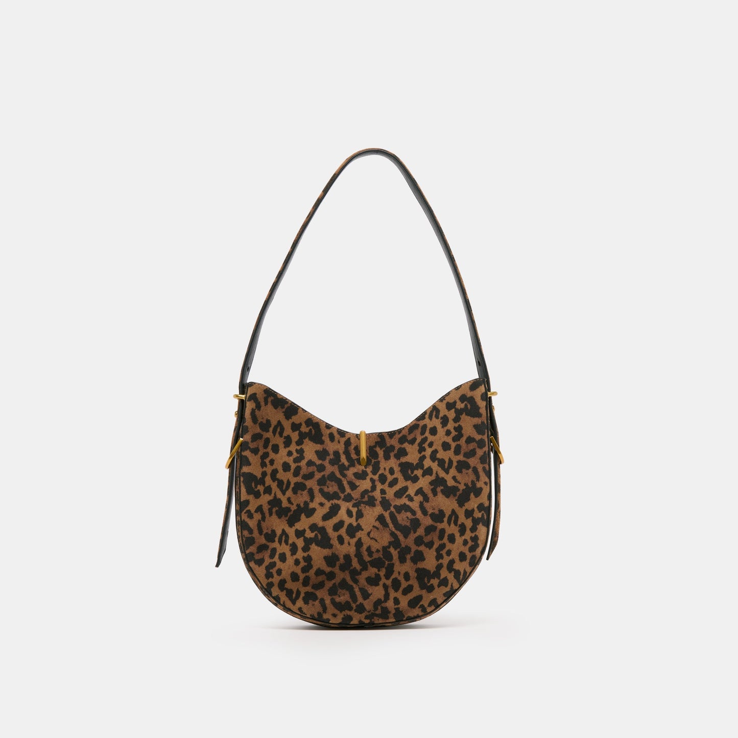 Dolce Vita Bree Leopard Suede Shoulder Bag