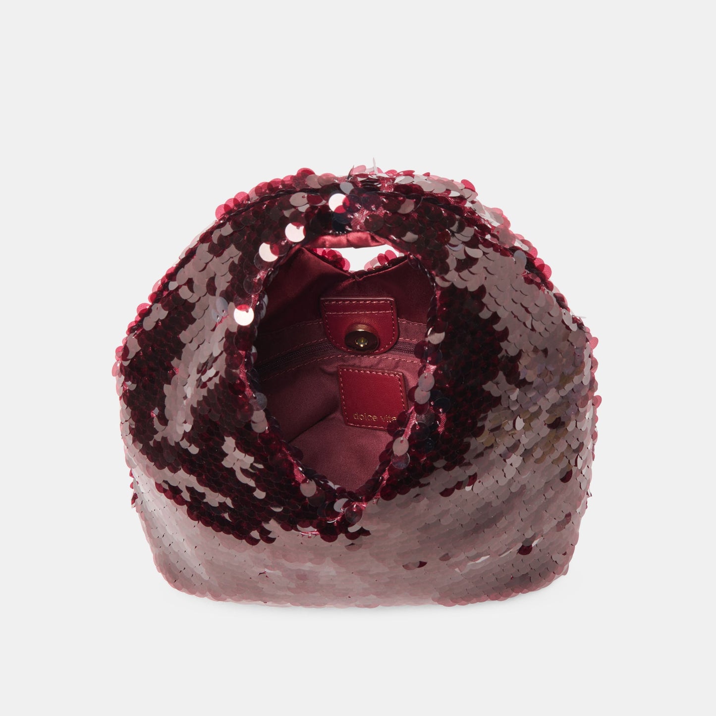 Dolce Vita Dahlia Sequin Burgundy Sequin Handbag