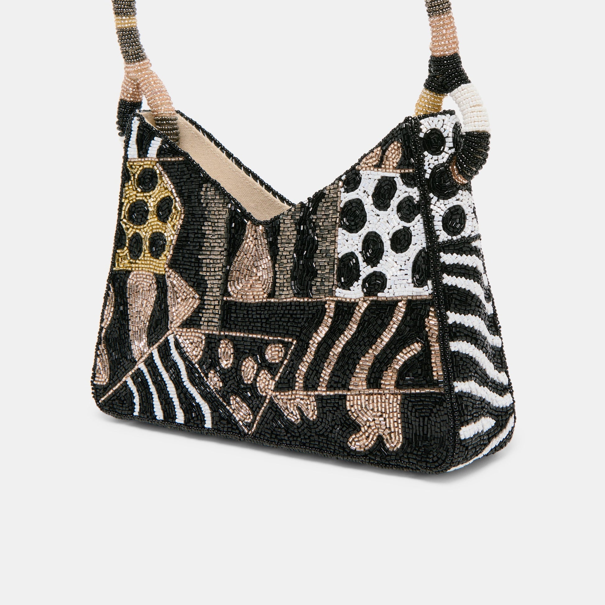 Dolce Vita Amelia Dark Multi Beaded Shoulder Bag