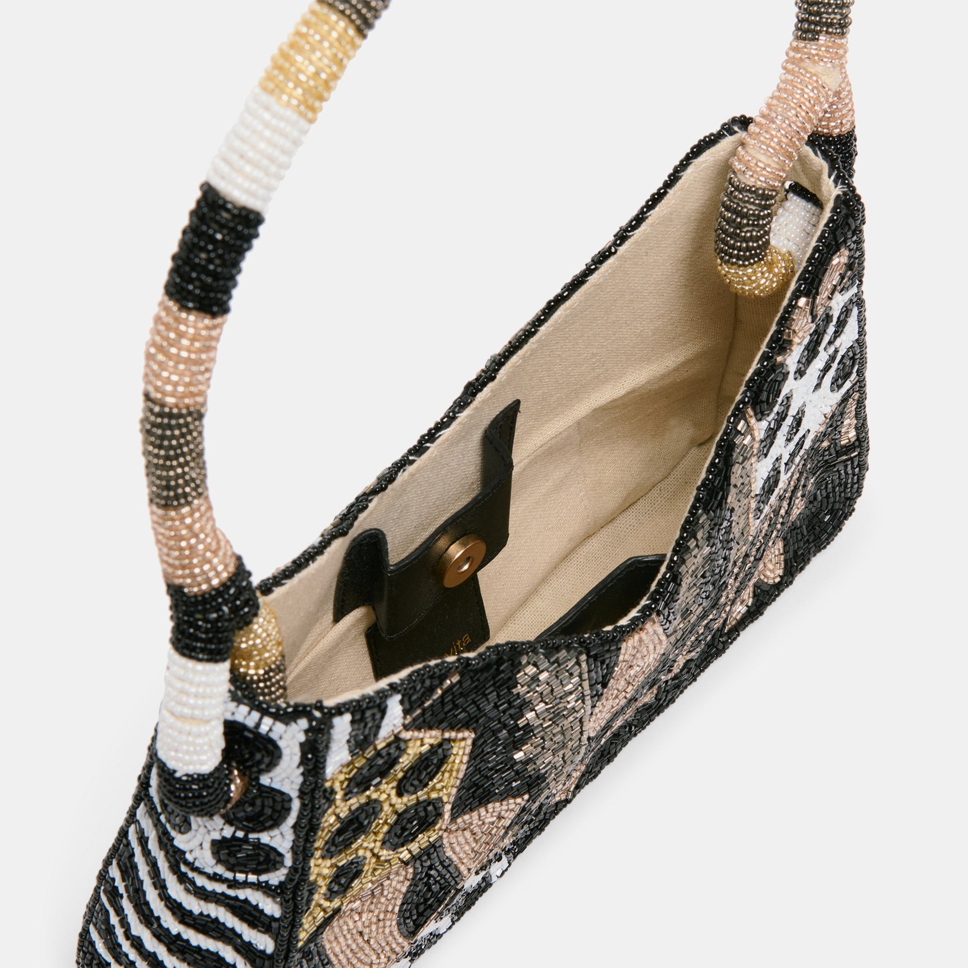 Dolce Vita Amelia Dark Multi Beaded Shoulder Bag