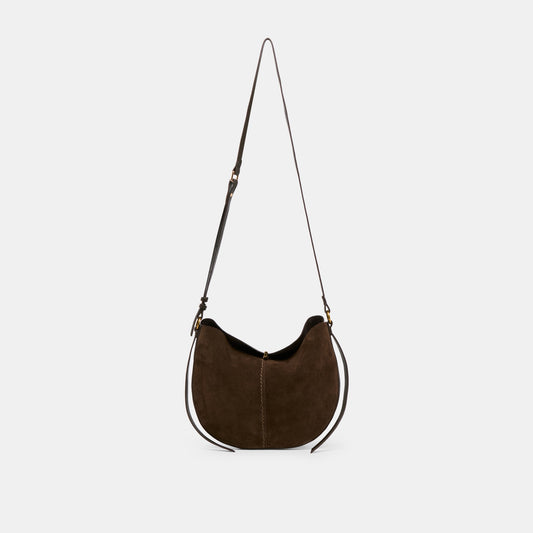 Dolce Vita Bennett Espresso Suede Crossbody