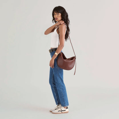 Dolce Vita Burano Brown Leather Crossbody