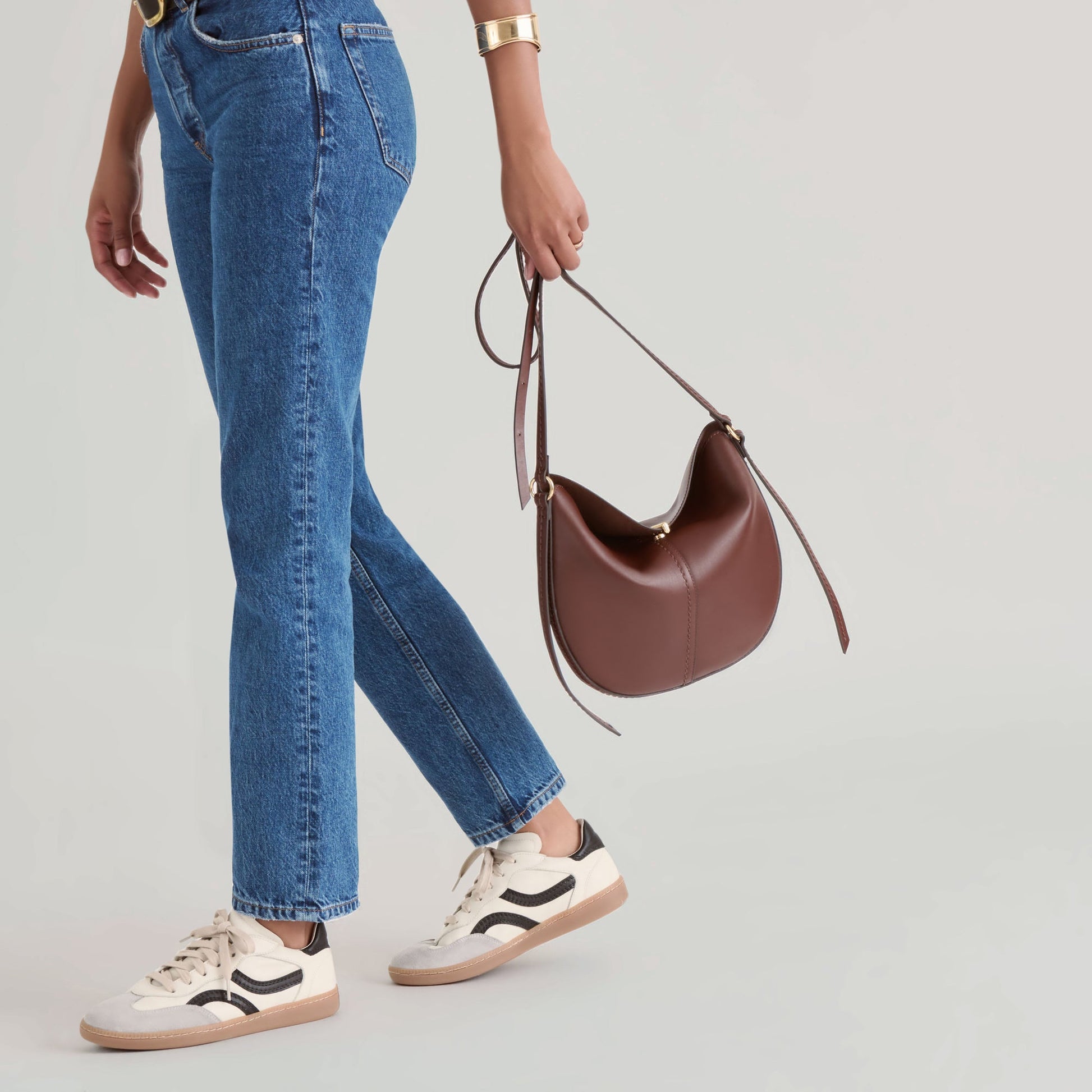 Dolce Vita Burano Brown Leather Crossbody