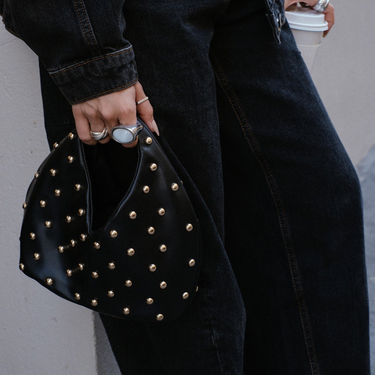Dolce Vita Dahlia Black Stella Handbag