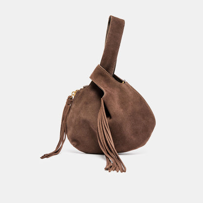 Dolce Vita Zury Espresso Suede Handbag