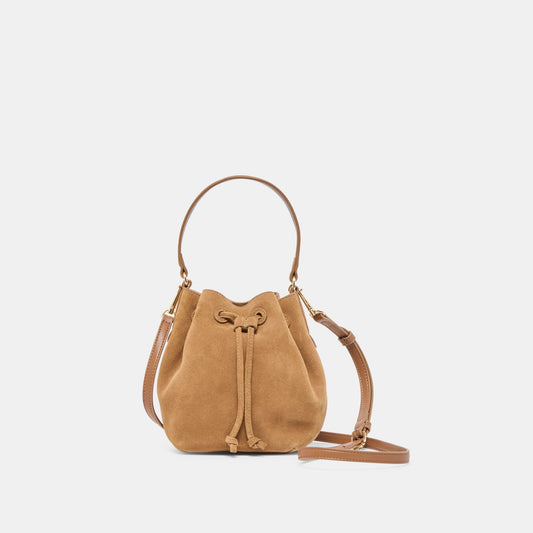 Dolce Vita Amaru Brown Suede Crossbody