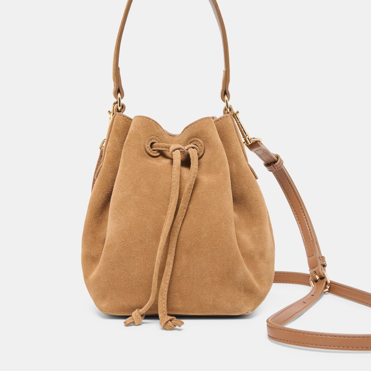 Dolce Vita Amaru Brown Suede Crossbody