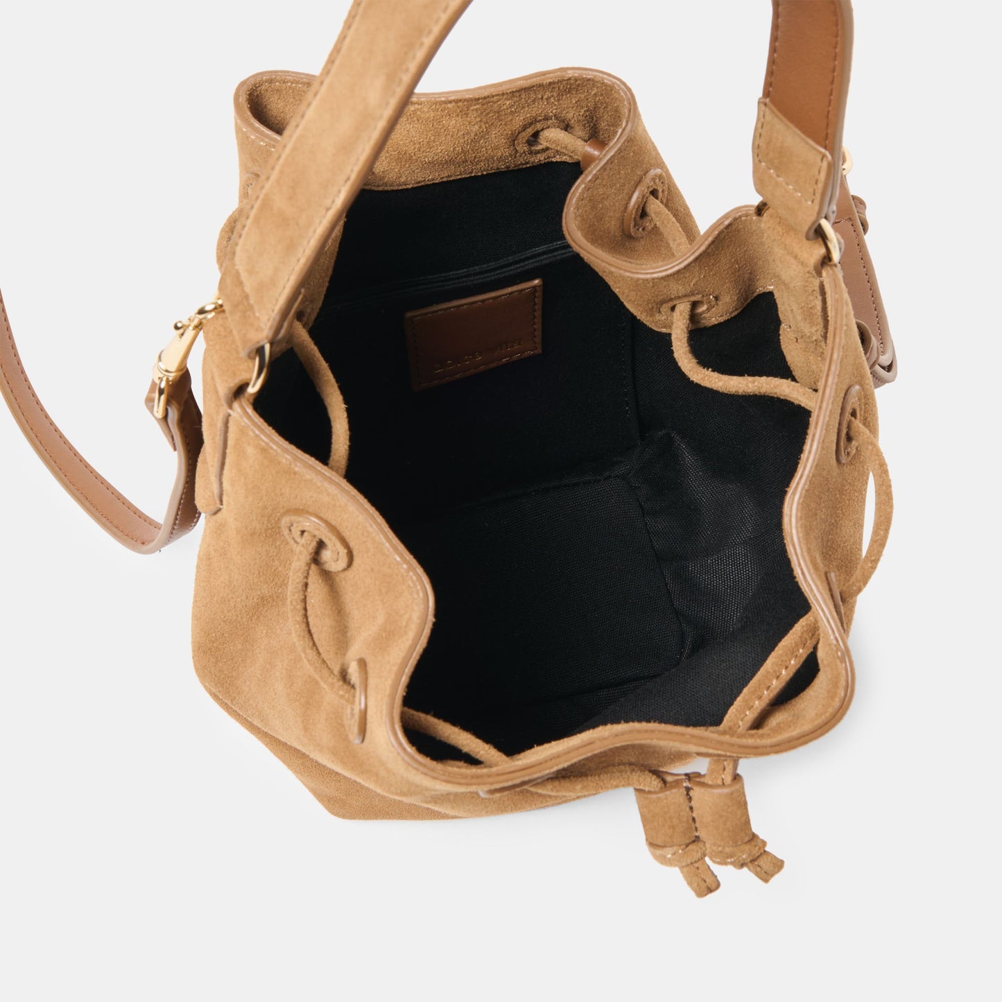 Dolce Vita Amaru Brown Suede Crossbody