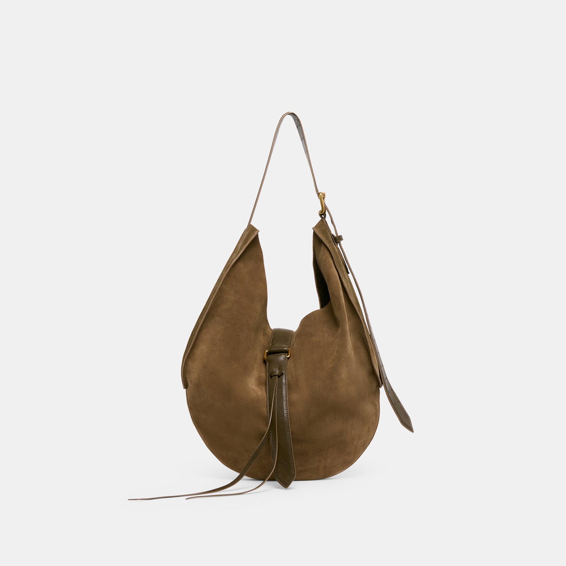 Dolce Vita Oakley Olive Suede Tote