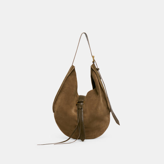 Dolce Vita Oakley Olive Suede Tote