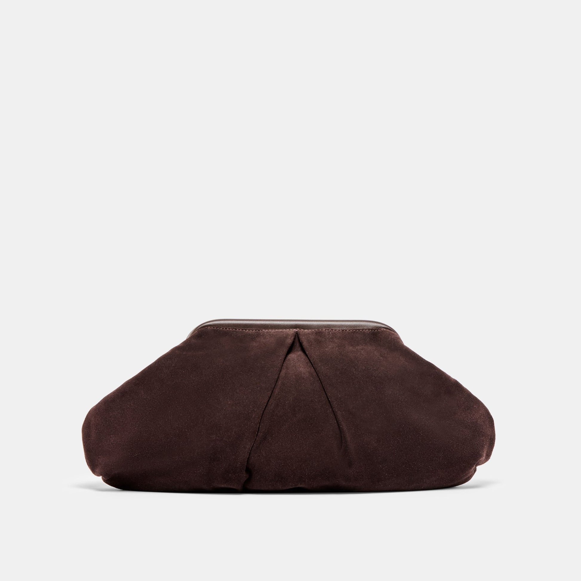 Dolce Vita Sahara Espresso Suede Clutch