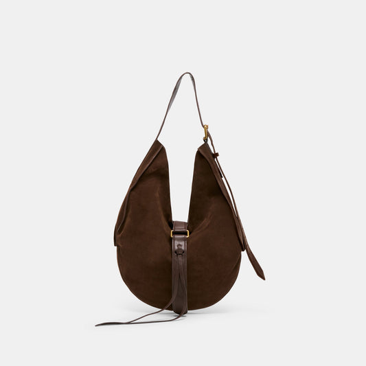 Dolce Vita Oakley Chocolate Suede Tote