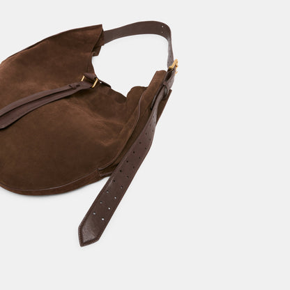 Dolce Vita Oakley Chocolate Suede Tote