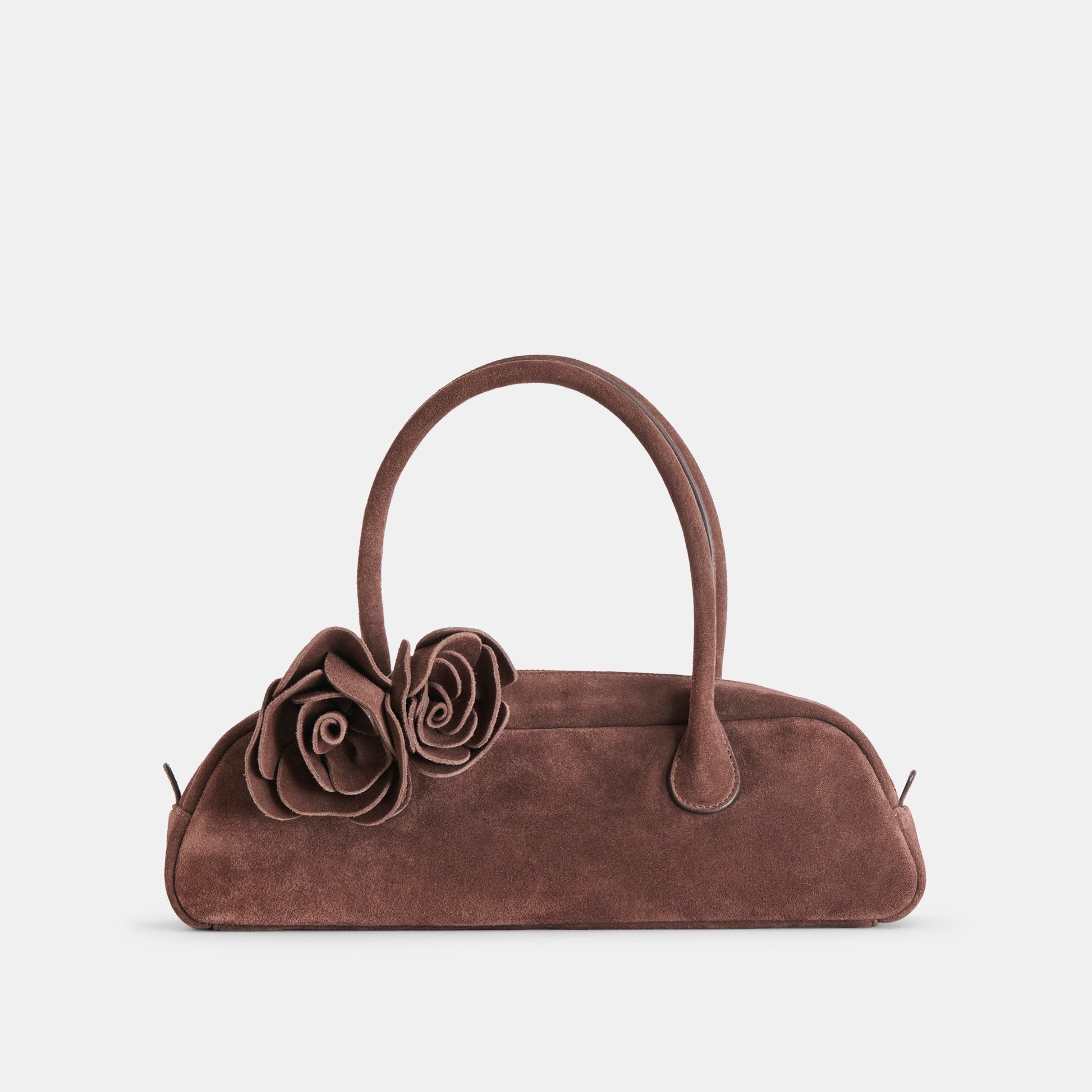Dolce Vita Boracay Chocolate Suede Shoulder Bag
