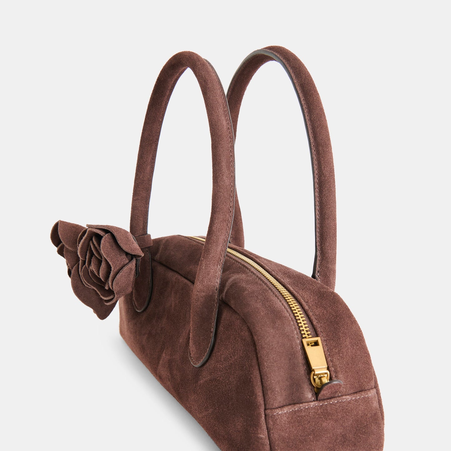 Dolce Vita Boracay Chocolate Suede Shoulder Bag
