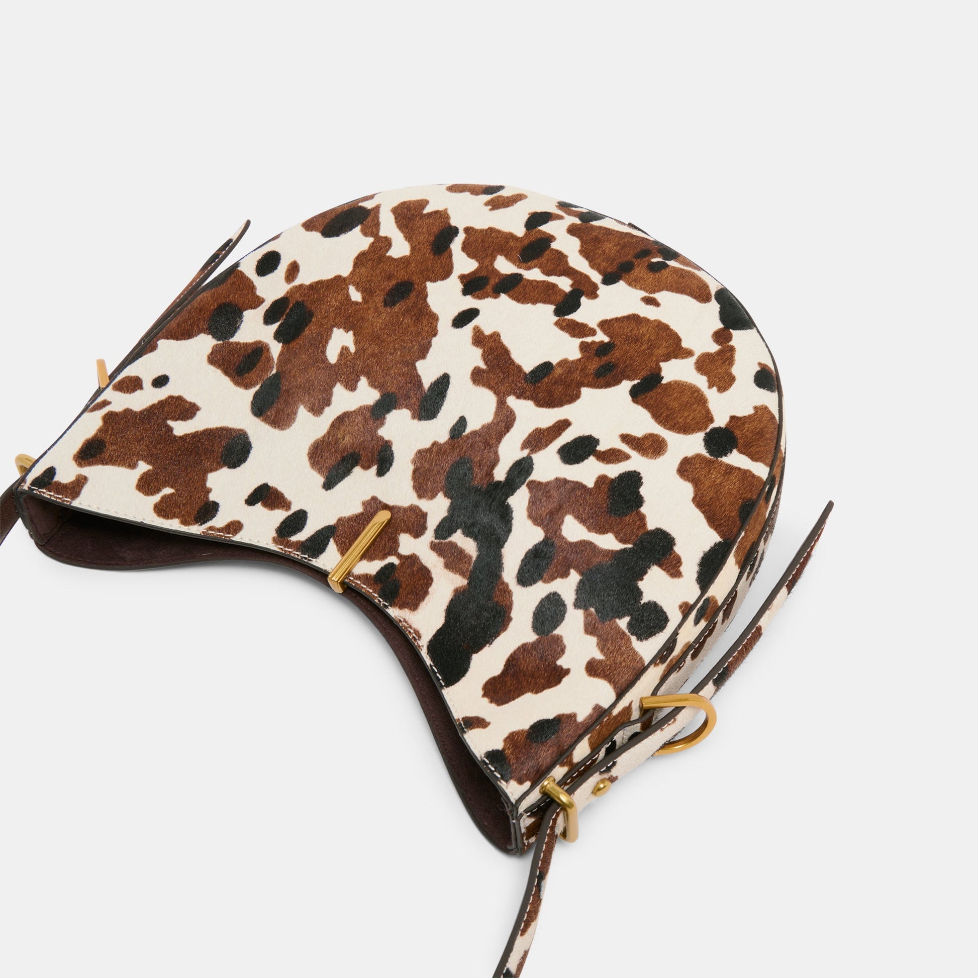 Dolce Vita Bree Cocoa Calf Hair Shoulder Bag