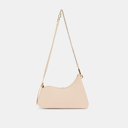 Dolce Vita Prya Creme Leather Shoulder Bag