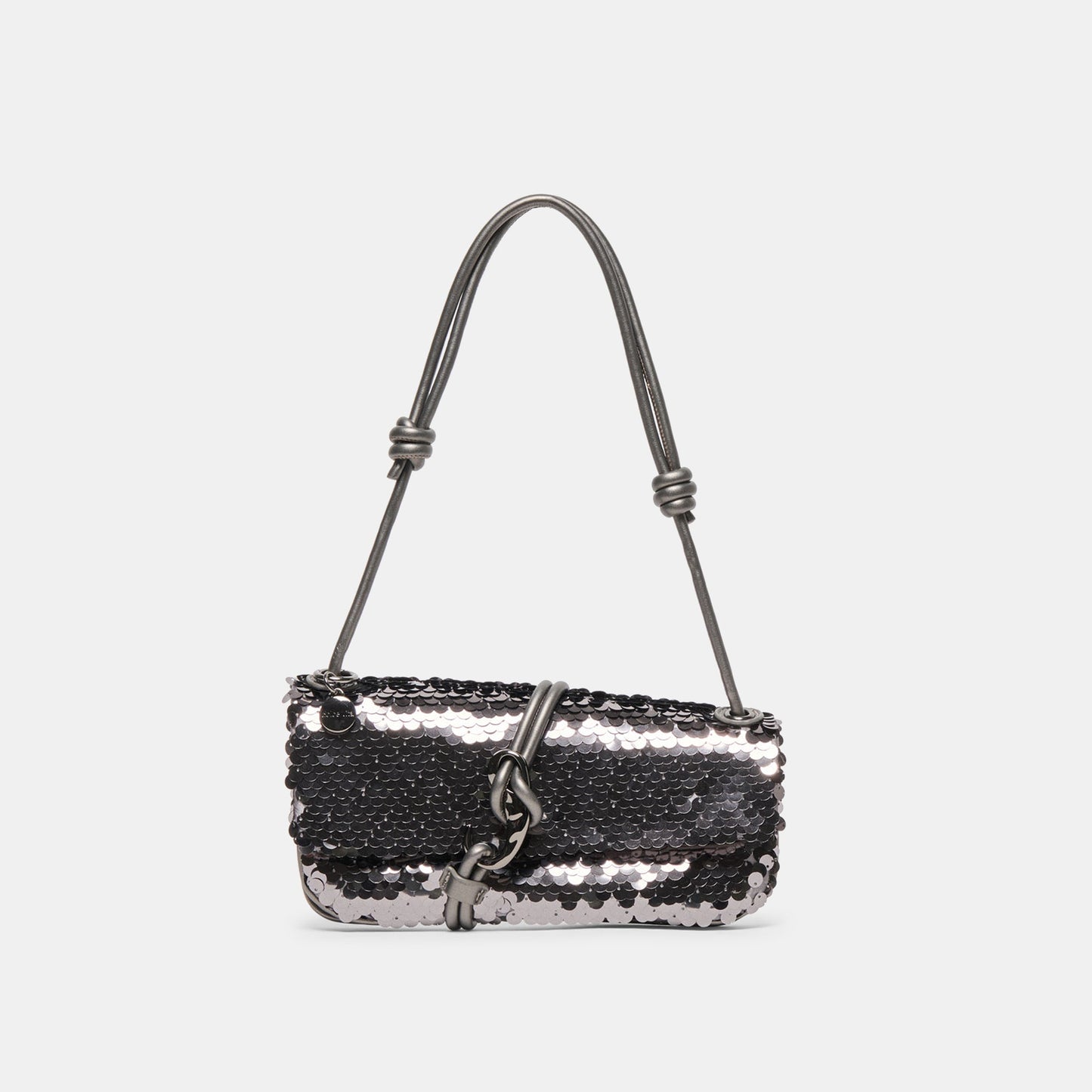 Dolce Vita Alice Gunmetal Sequin Shoulder Bag