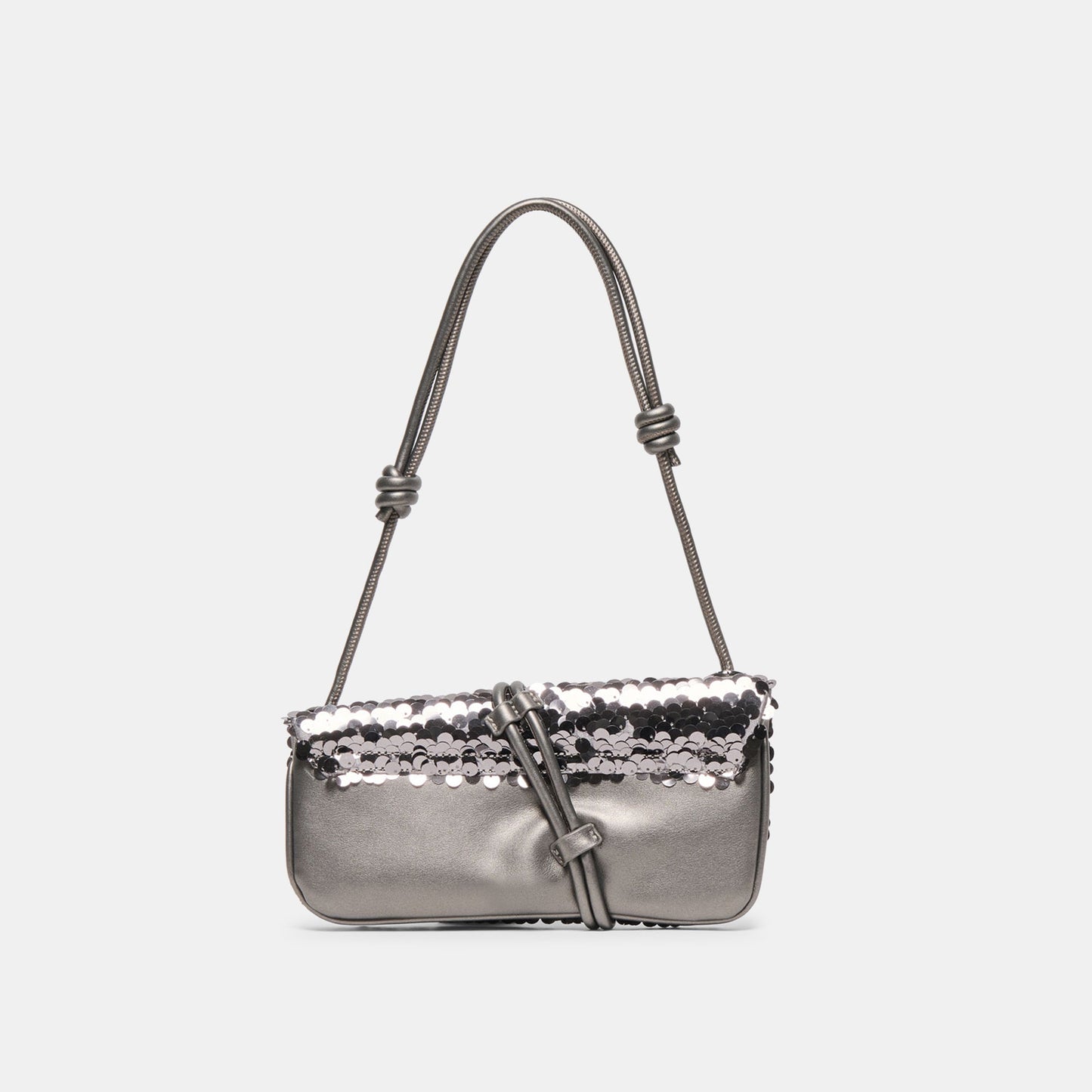 Dolce Vita Alice Gunmetal Sequin Shoulder Bag