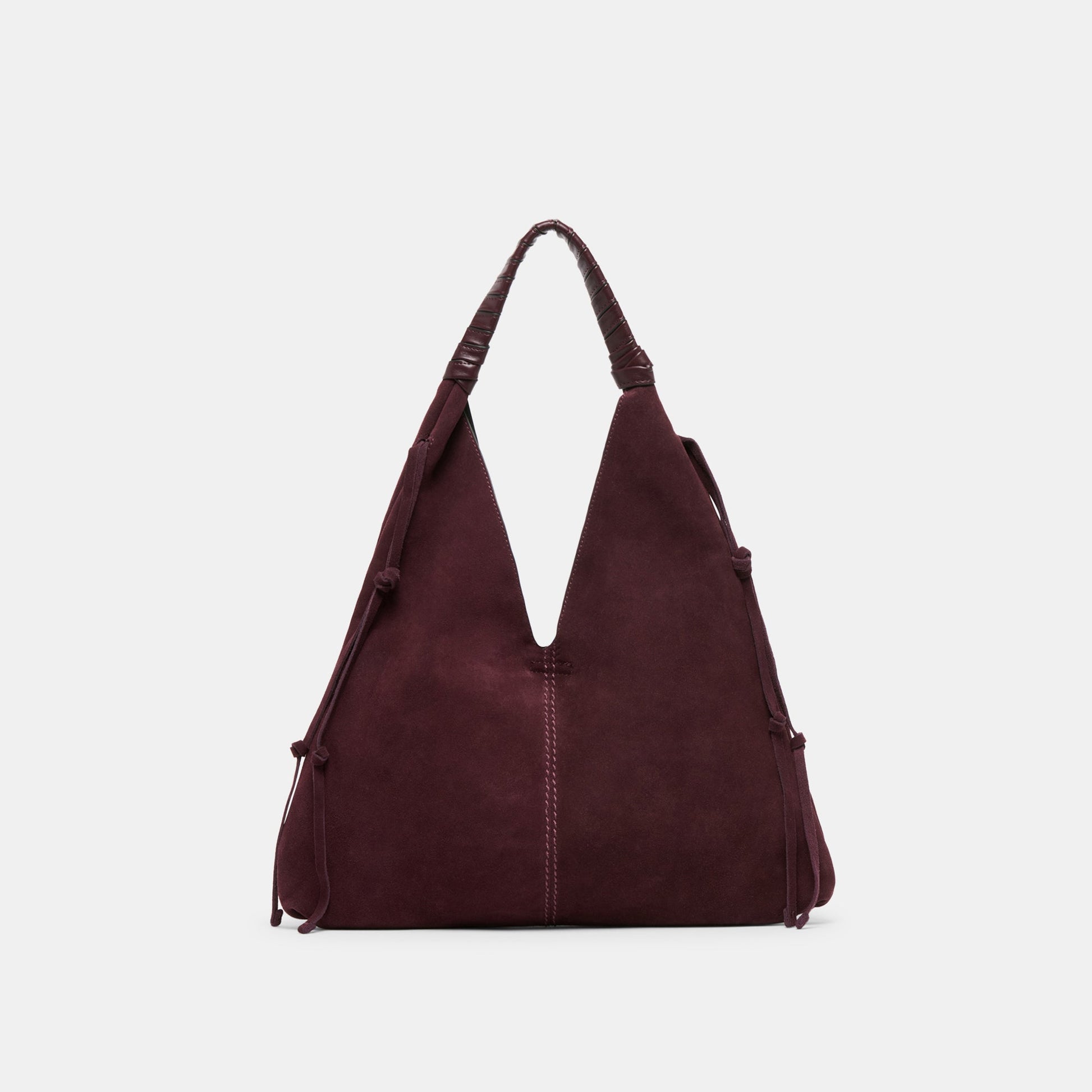 Dolce Vita Merrick Burgundy Suede Tote