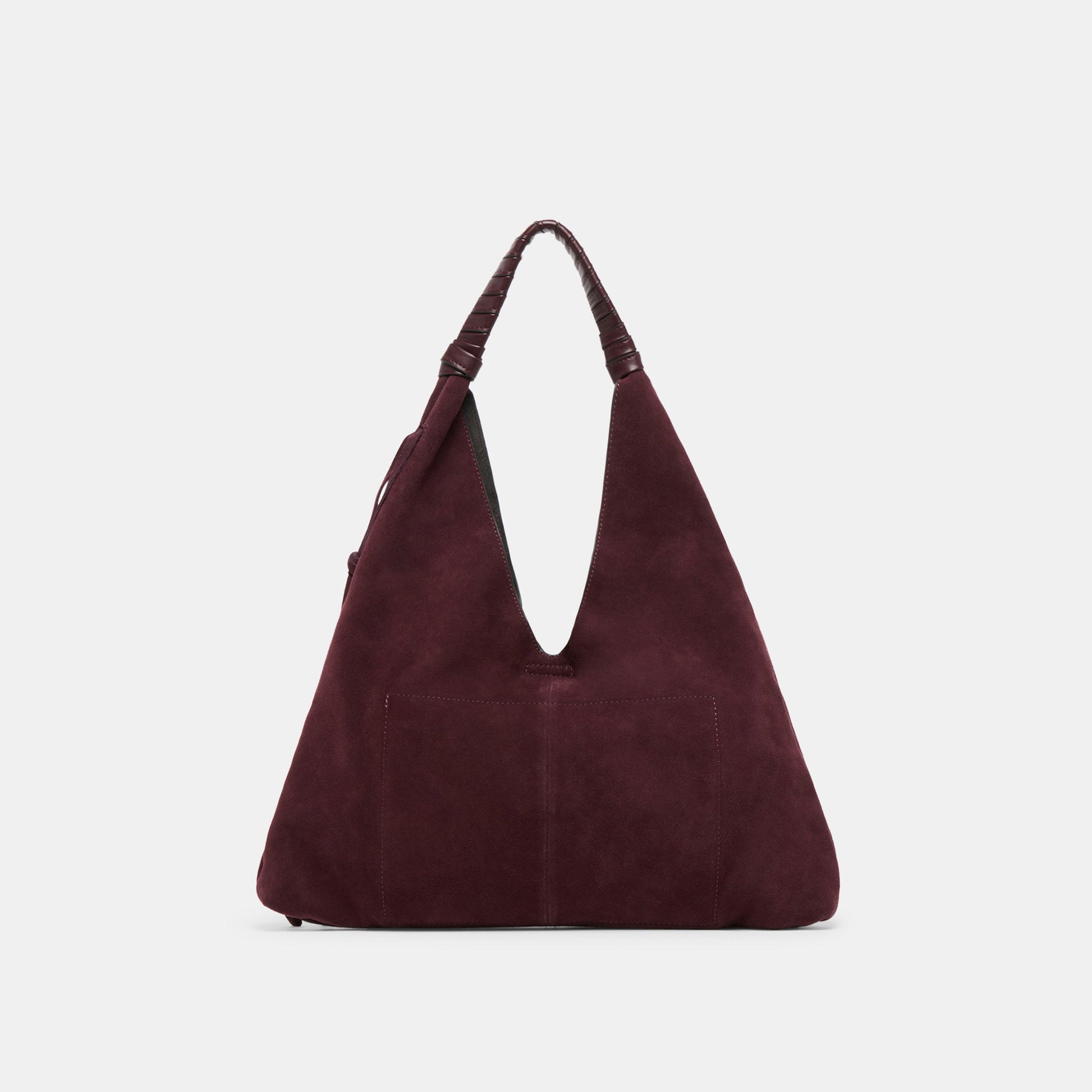 Dolce Vita Merrick Burgundy Suede Tote