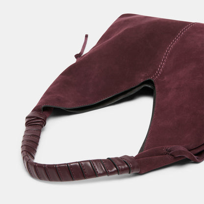 Dolce Vita Merrick Burgundy Suede Tote