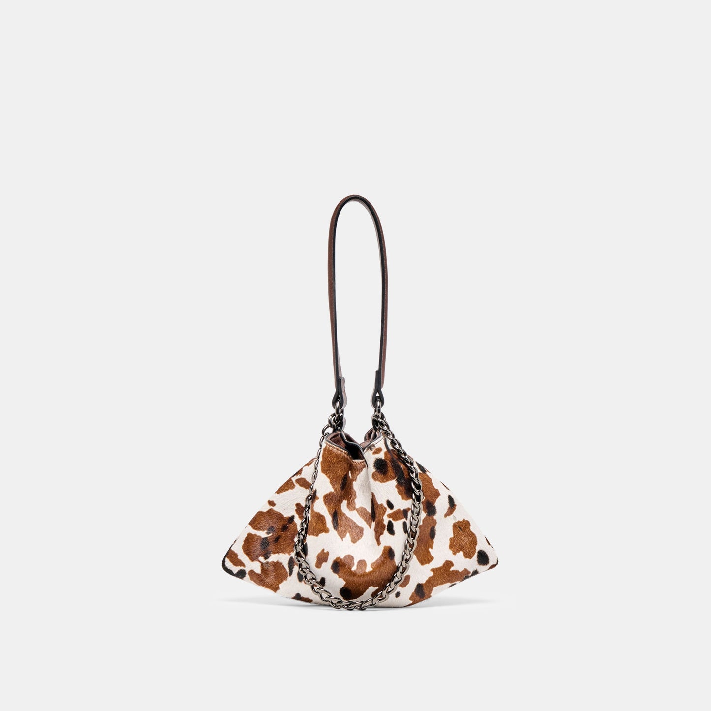 Dolce Vita Jagger Cocoa Calf Hair Shoulder Bag