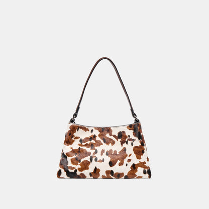 Dolce Vita Jagger Cocoa Calf Hair Shoulder Bag