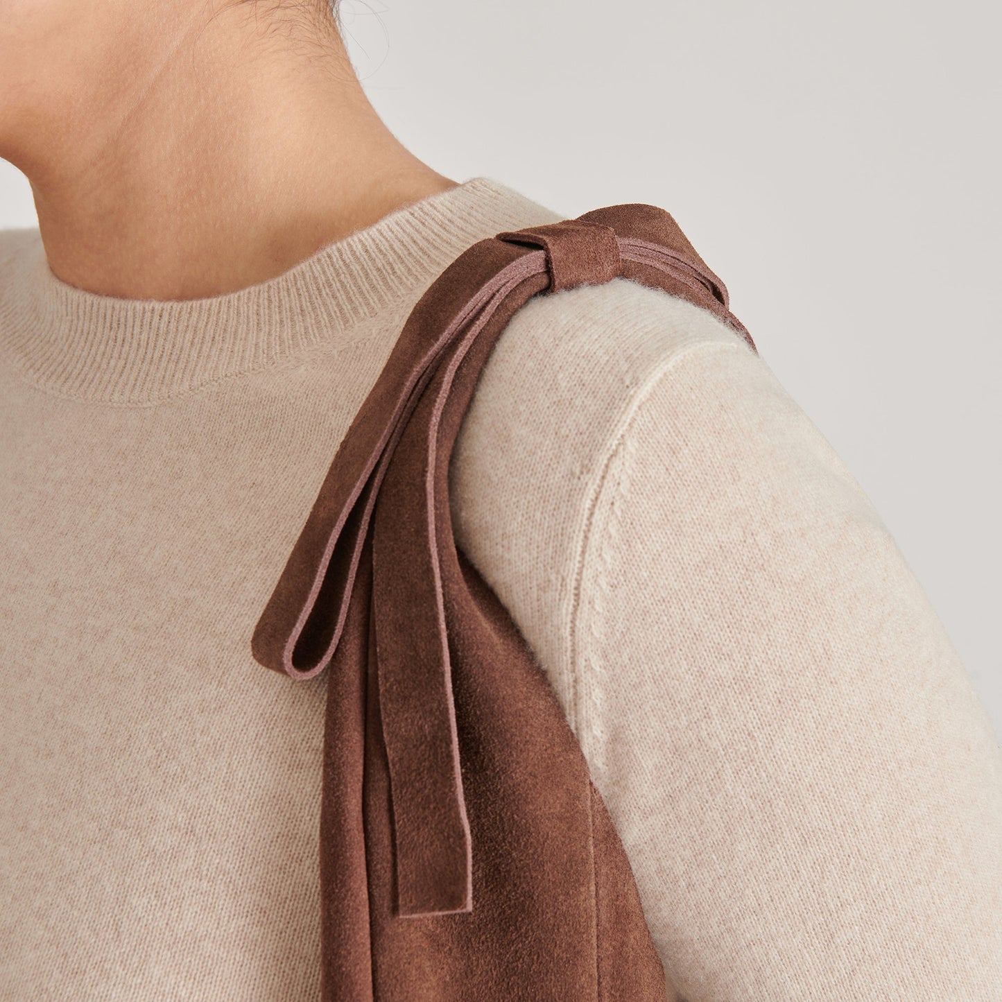 Dolce Vita Marie Chocolate Suede Tote