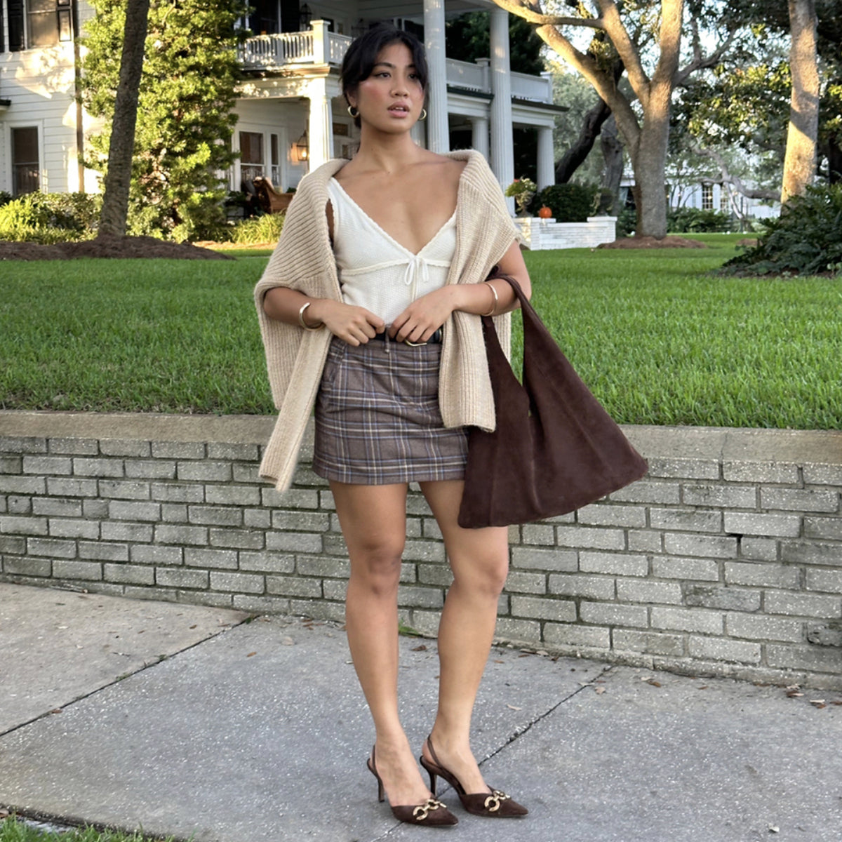 Dolce Vita Marie Chocolate Suede Tote