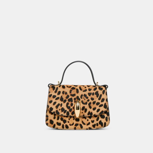 Dolce Vita Lucia Leopard Calf Hair Crossbody