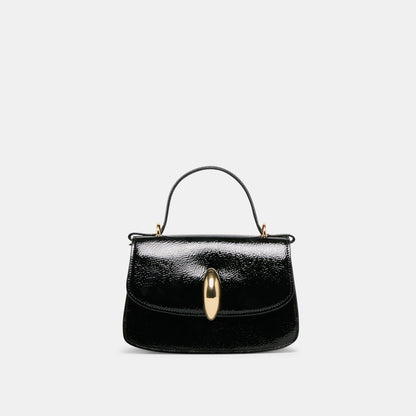 Dolce Vita Lucia Black Crackled Stella Crossbody
