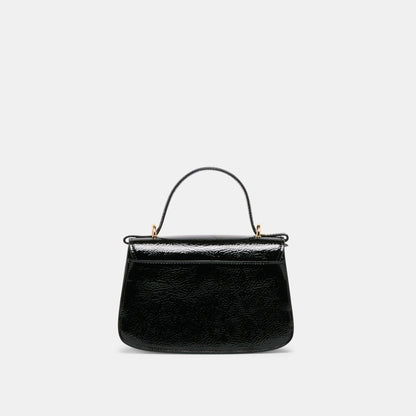 Dolce Vita Lucia Black Crackled Stella Crossbody