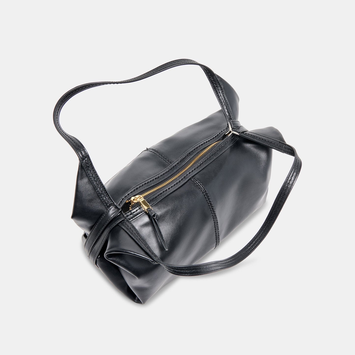 Dolce Vita Billy Black Leather Shoulder Bag