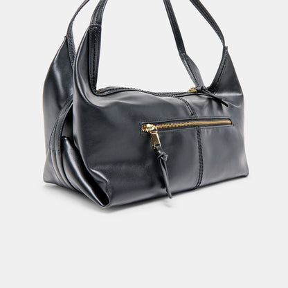 Dolce Vita Billy Black Leather Shoulder Bag