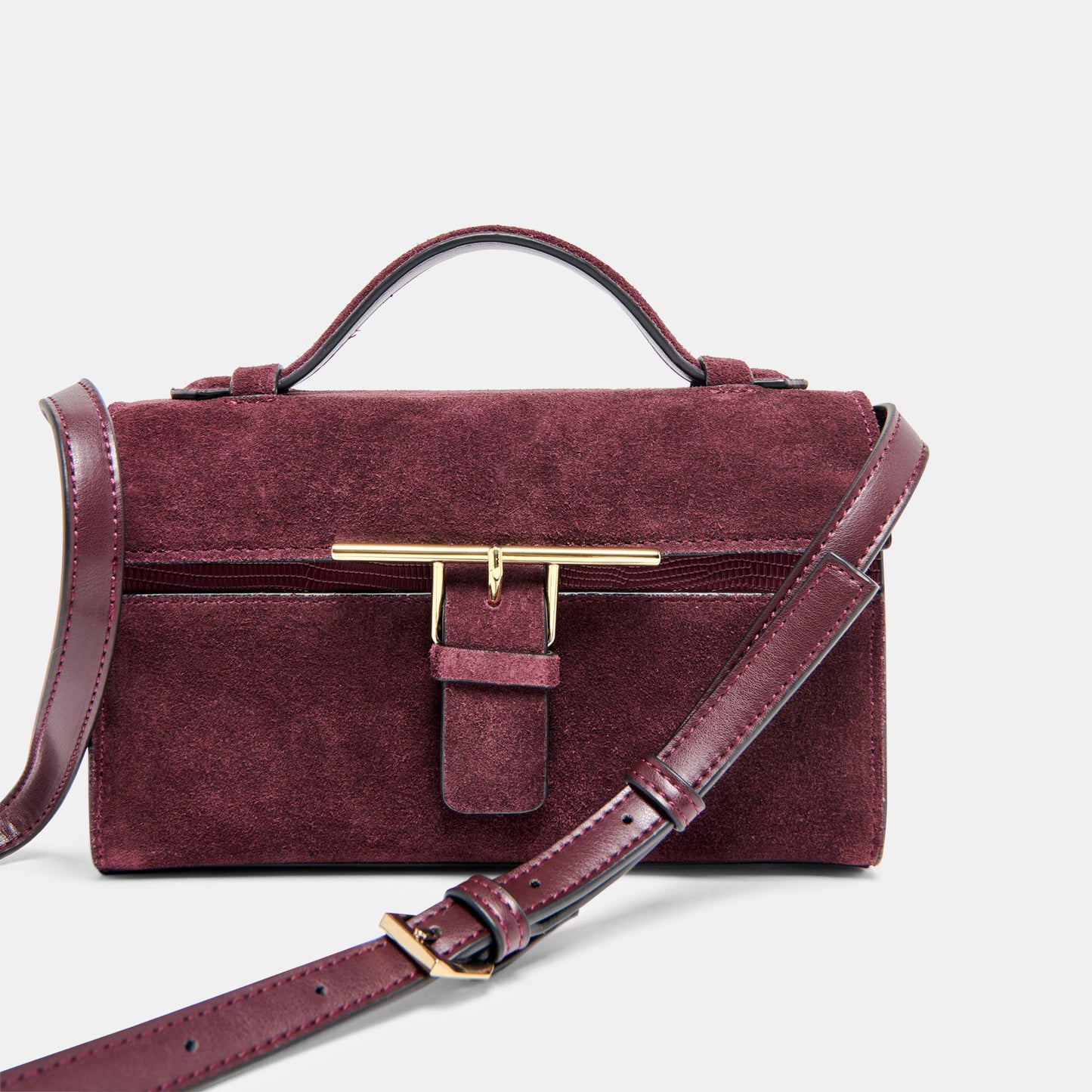 Dolce Vita Zannone Burgundy Suede Crossbody