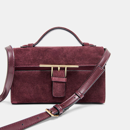 Dolce Vita Zannone Burgundy Suede Crossbody