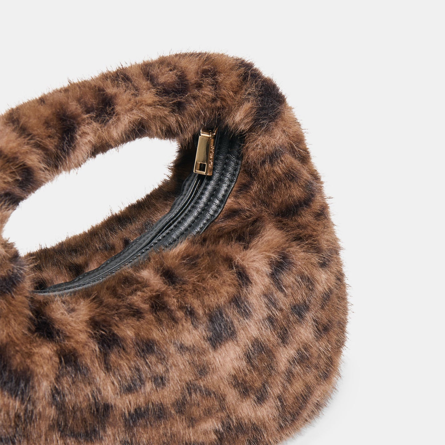 Dolce Vita Frankie Leopard Plush Handbag