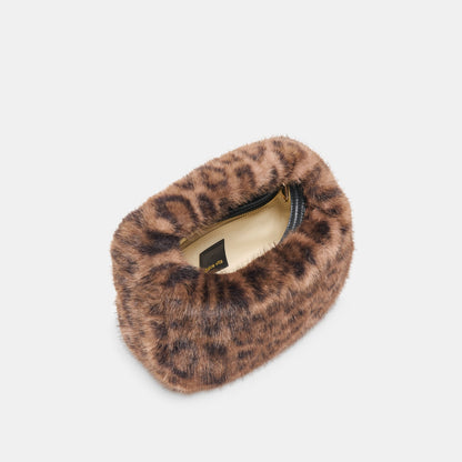 Dolce Vita Frankie Leopard Plush Handbag